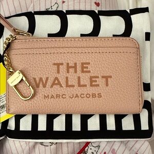 Marc Jacobs The Wallet Leather Rose price firm, please